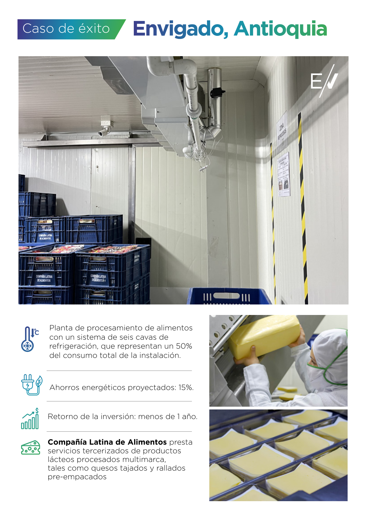 Caso de éxito de refrigeración eficiente en Envigado, Antioquia